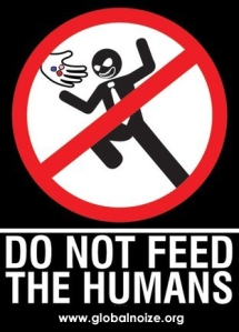 do not feed humans copy